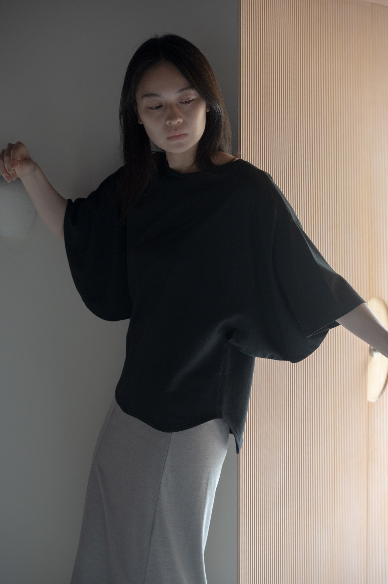 小袖-Tシャツ［和紙天竺］