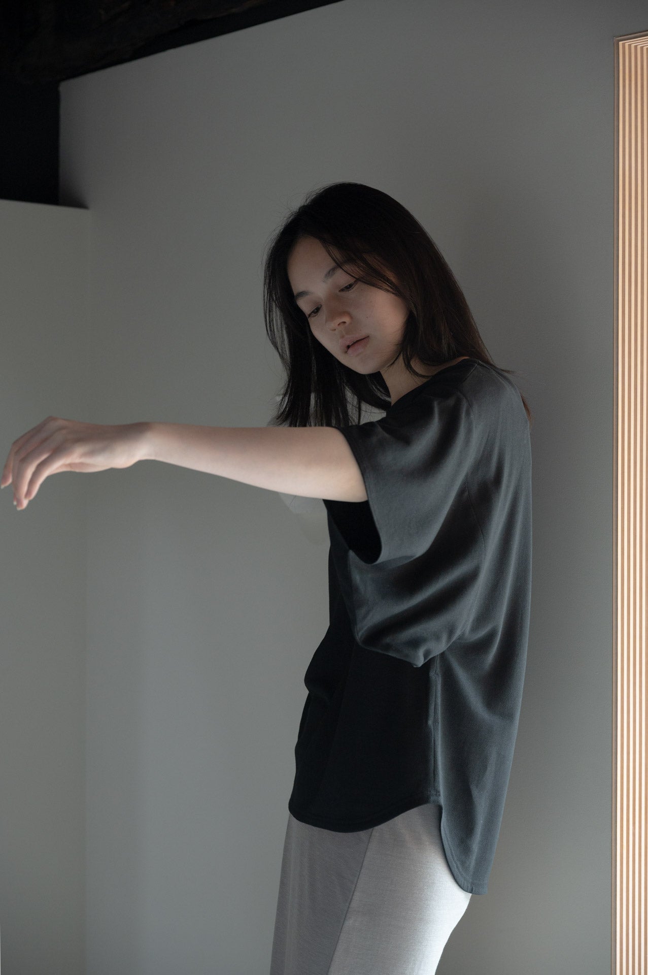 小袖-Tシャツ［和紙天竺］