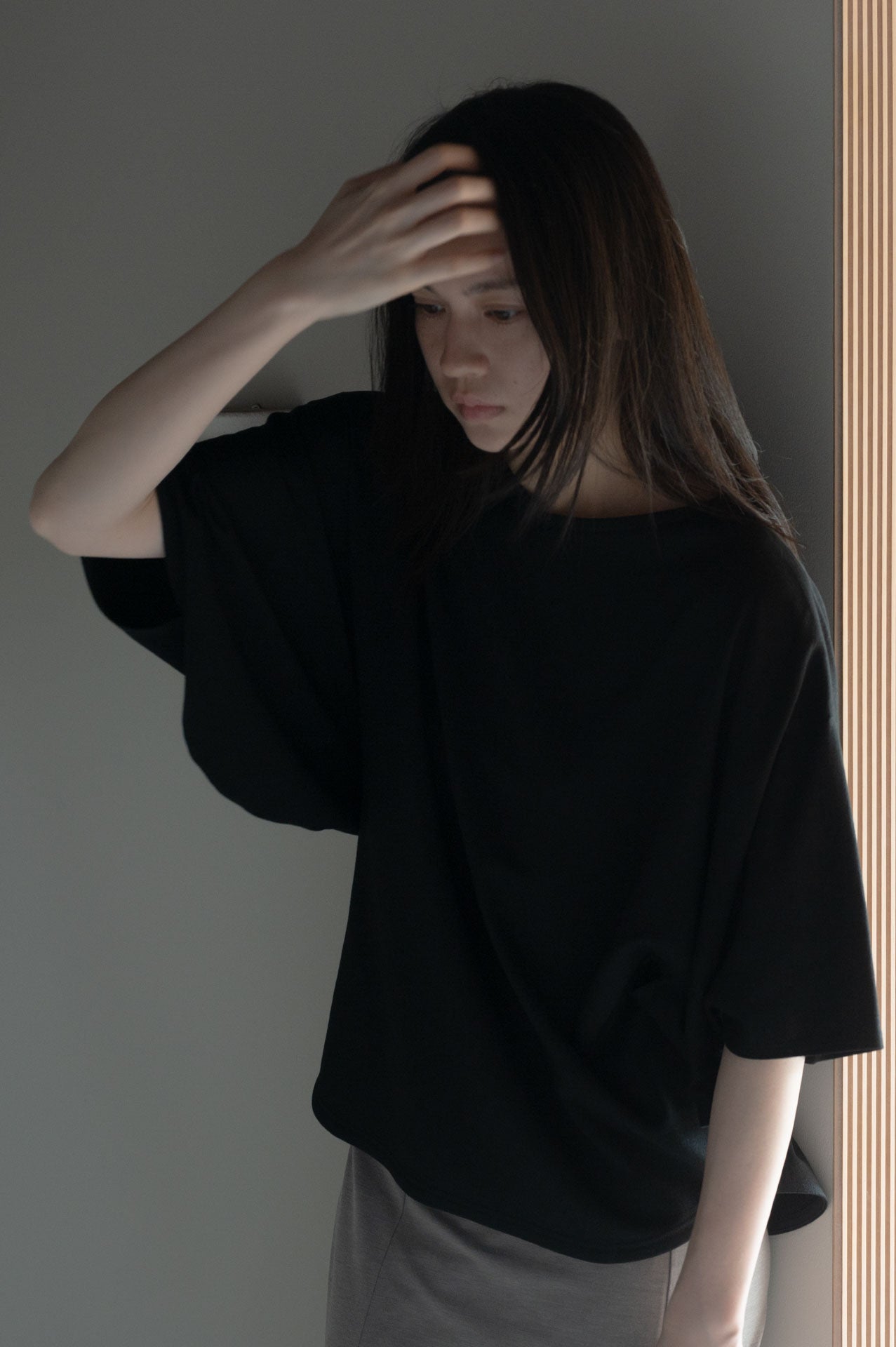 小袖-Tシャツ［和紙天竺］